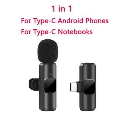 Portable Wireless Lavalier Microphone