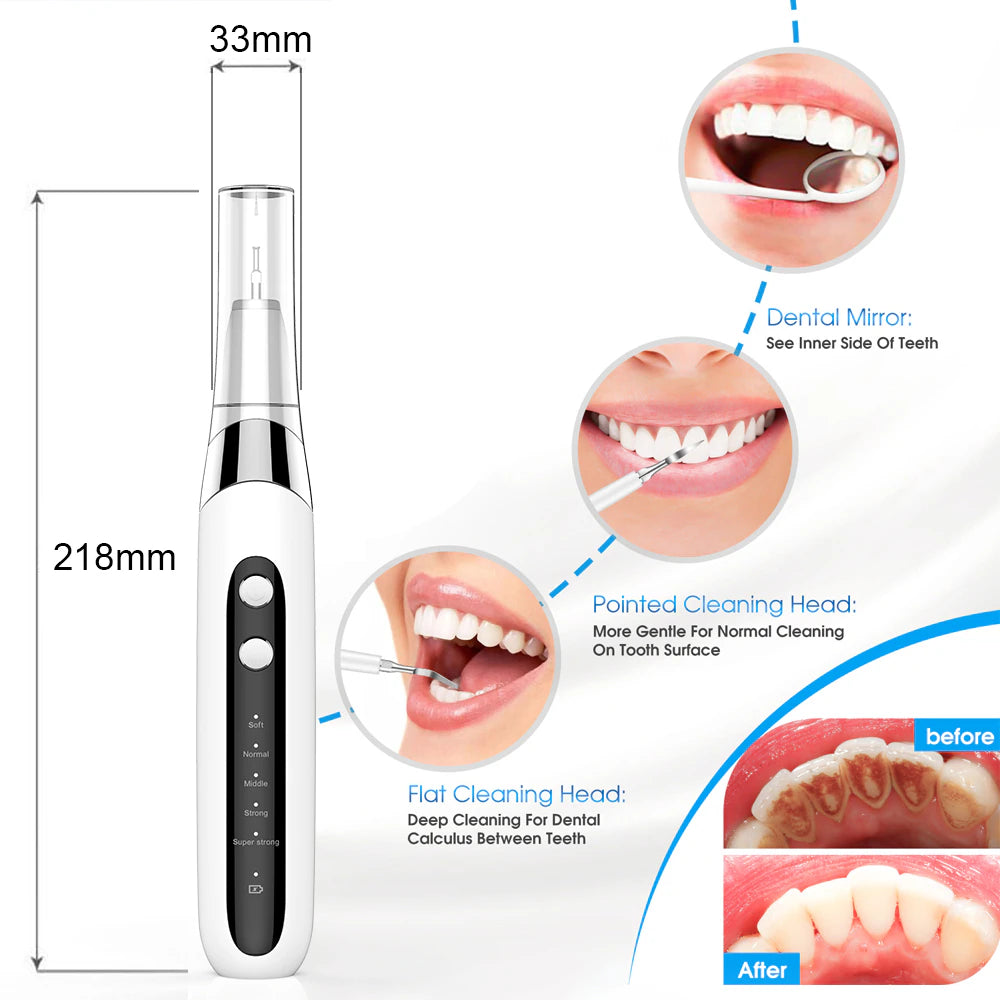 Portable Ultrasonic Dental Cleaner