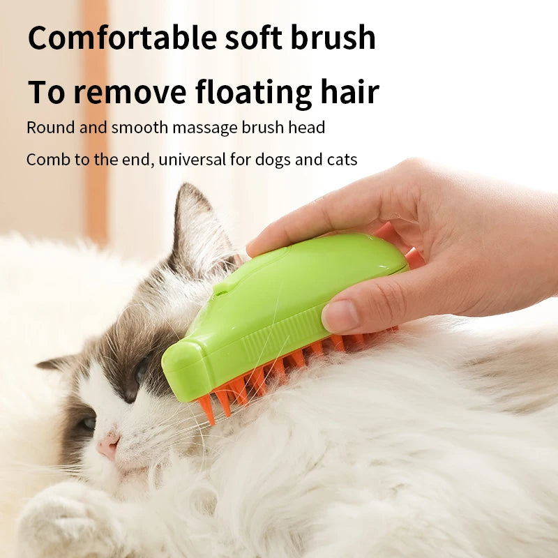 Cat Steam Brush for Grooming