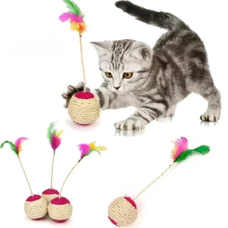 Sisal Cat Scratching Ball Toy 