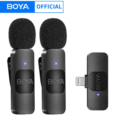 BY-V Professional Wireless Lavalier Mini Microphone 