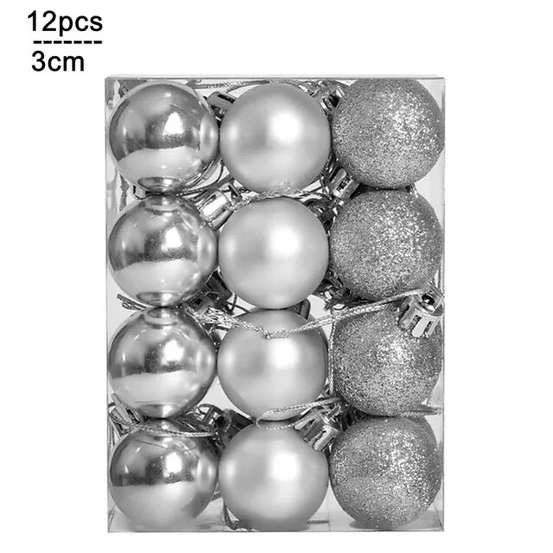 Christmas Balls Ornaments 12Pcs