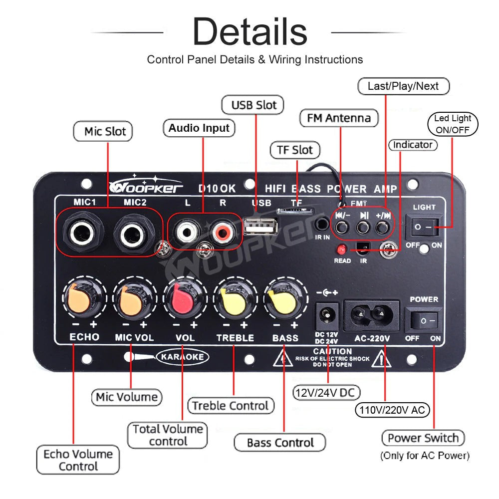 Audio Amplifier Board 30-120W