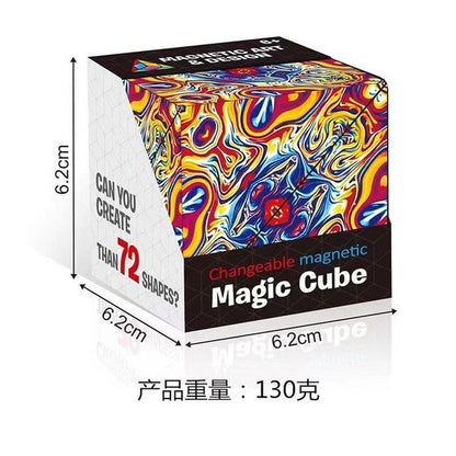 2023 Infinite Magnetic Cube 3D Geometric Puzzle 