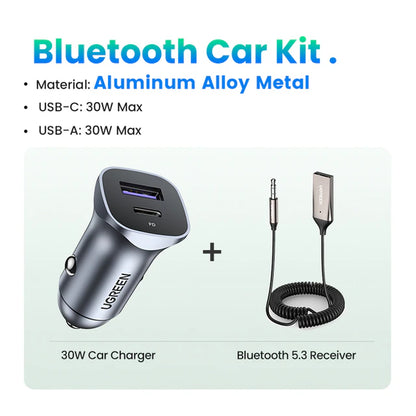 Bluetooth Aux Adapter Wireless Receiver 