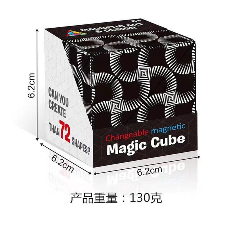 2023 Infinite Magnetic Cube 3D Geometric Puzzle 