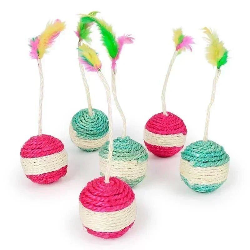 Sisal Cat Scratching Ball Toy