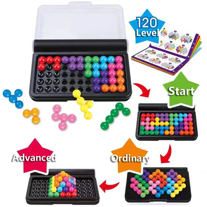 3D Bead Puzzle 120 Challenges Intelligence Game 