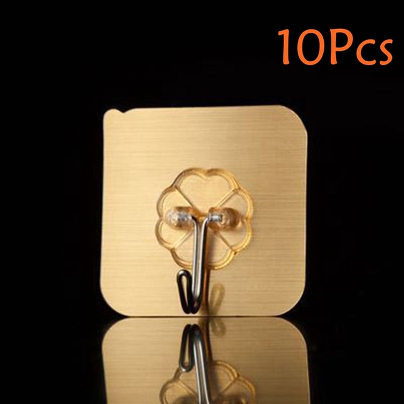 Door Hook Adhesive Transparent Wall Hooks 