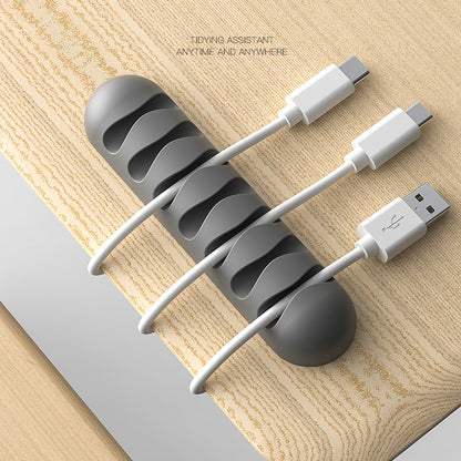 Smart Cable Holder Silicone Flexible Winder 