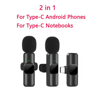 Portable Wireless Lavalier Microphone 