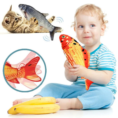 Sleeping Fish Swing Toy for Babies & Cats 