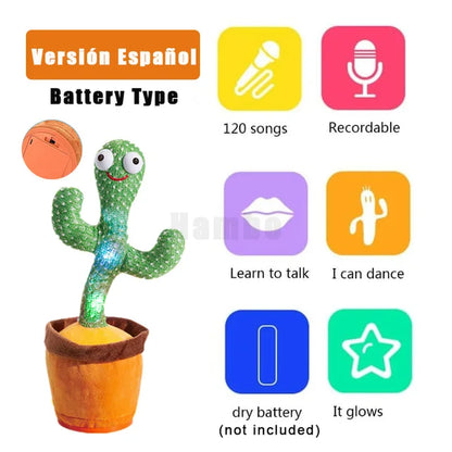 USB Rechargeable Glowing Dance Cactus 