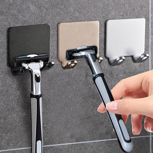 Bathroom Shelf Razor Stand Wall Holder 