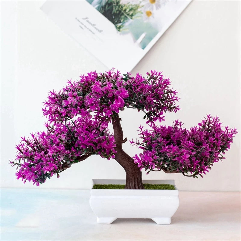 Artificial Plants Bonsai Small Tree Pot