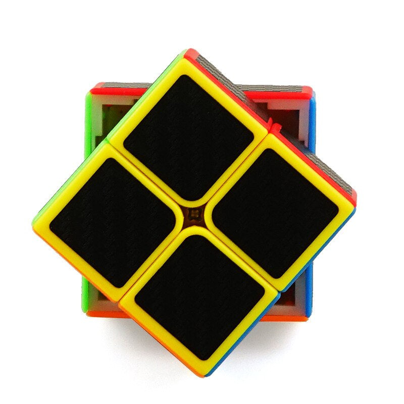 3X3X3 and 2*2 Carbon Fiber Sticker Magic Cube