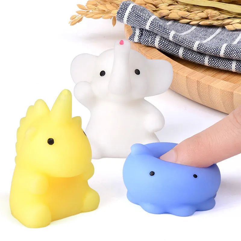 Kawaii Squishies Mochi Animal Toys, 50-5PCS