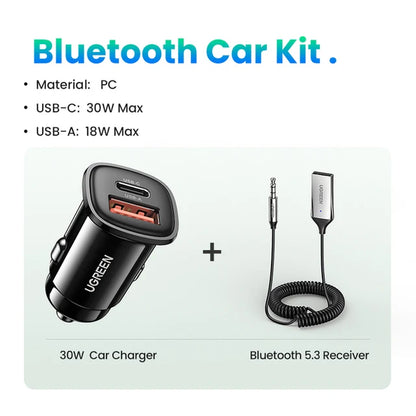 Bluetooth Aux Adapter Wireless Receiver 