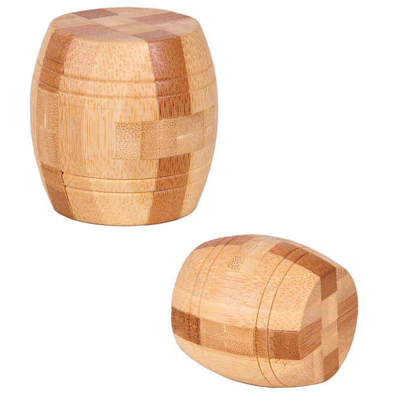 Wooden Kong Ming Lock IQ Brain Teaser Puzzle