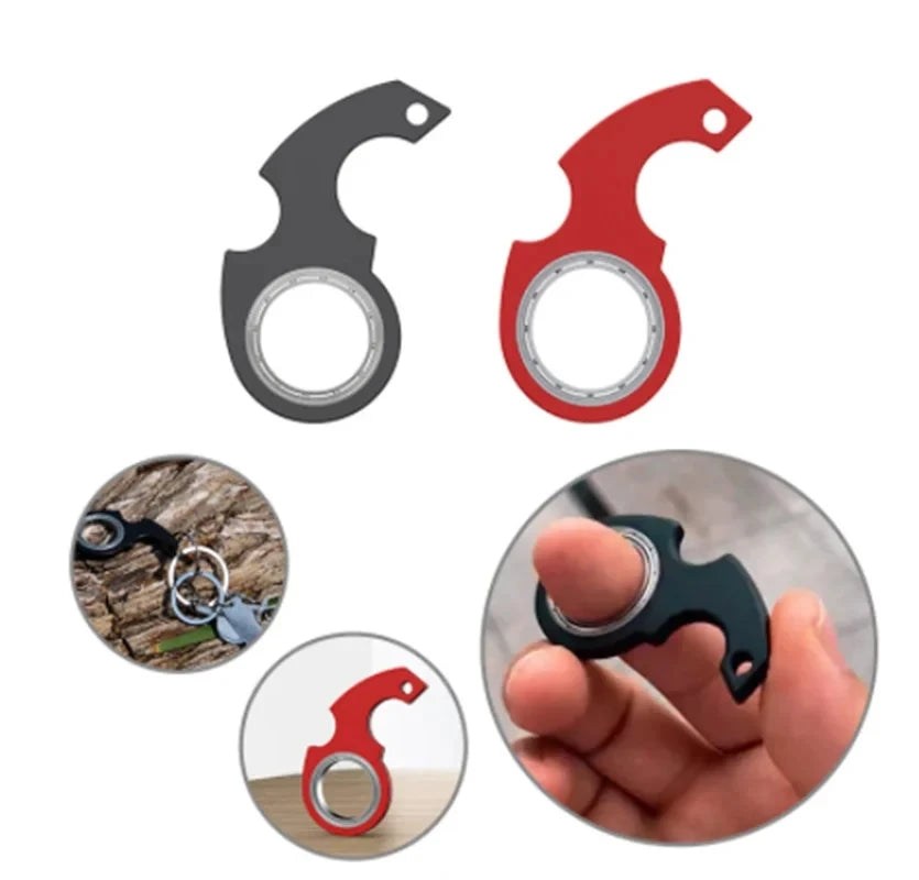 Fingertip Rotation Keychain Decompression Toy 