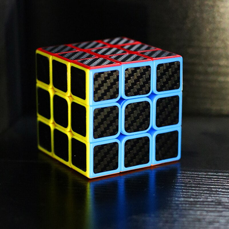 3X3X3 and 2*2 Carbon Fiber Sticker Magic Cube 