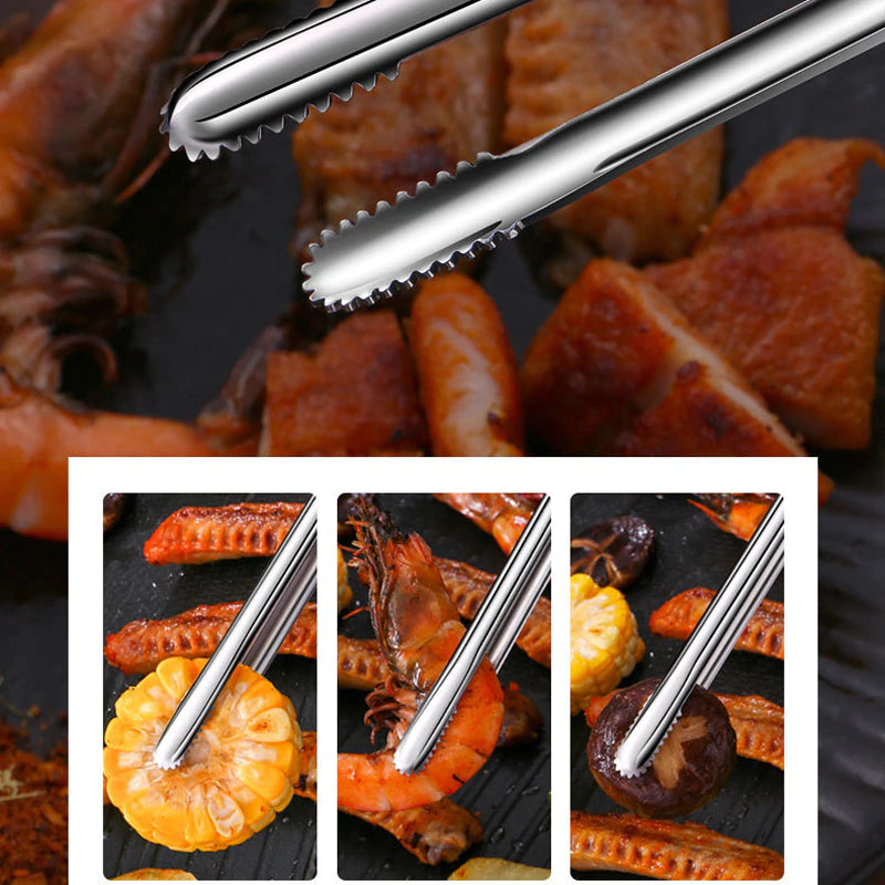 Stainless Steel Grill Tongs for BBQ