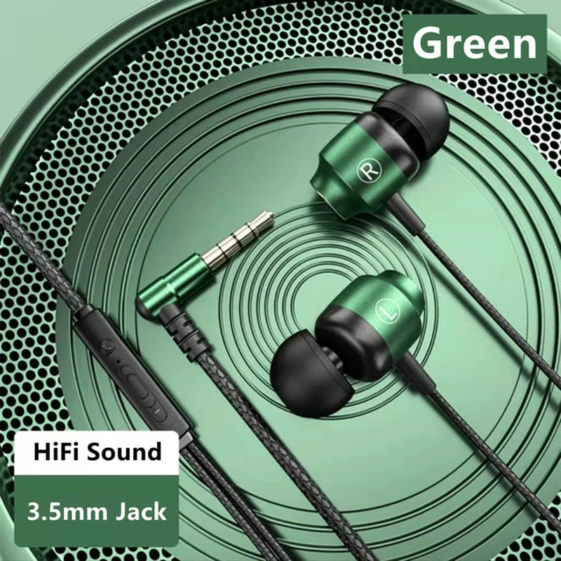 L Jack Magnetic Gamer Wired Earphones