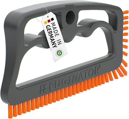 Fuginator Scrub Brush for Tile and Grout: Stiff Nylon Bristle Scrubbing Brush - Bathtub and Shower Scrubber for Floor Joints and Tile Seams - Cleaning Brushes and Supplies for Bathroom and Kitchen 