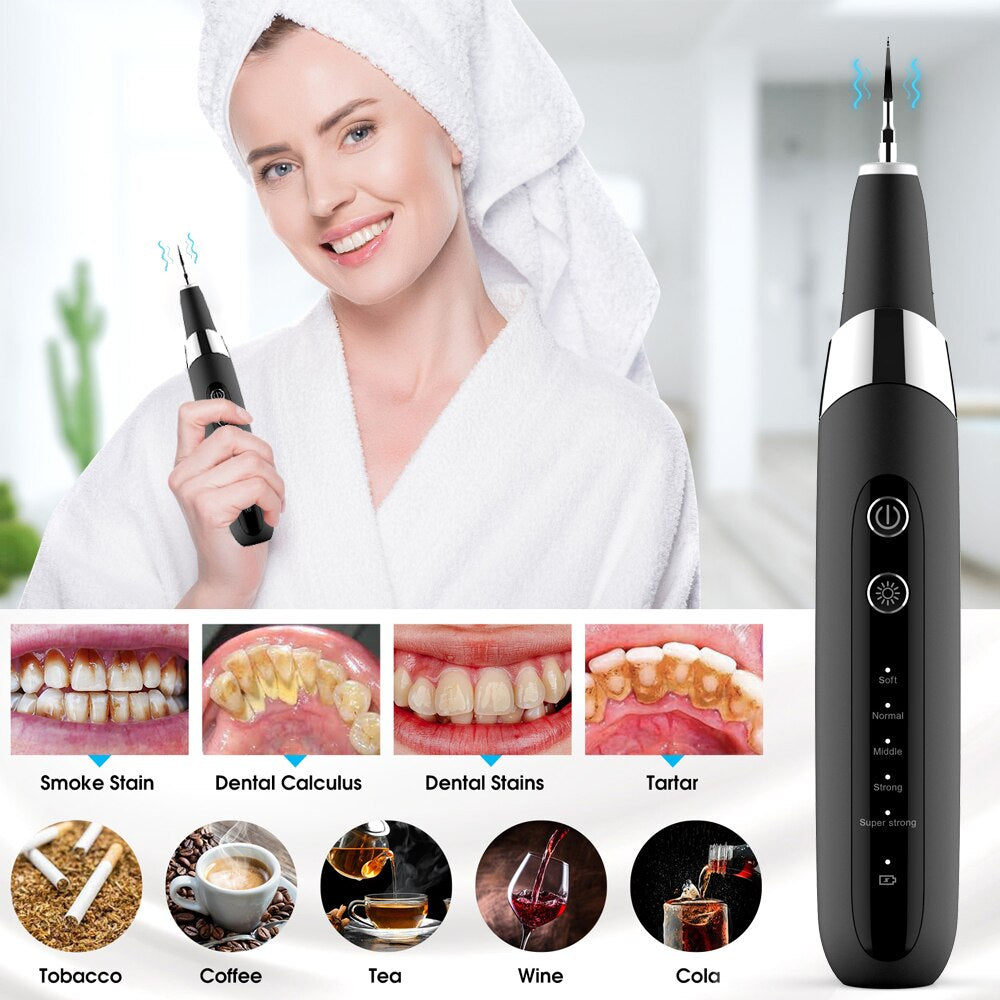 Portable Ultrasonic Dental Cleaner