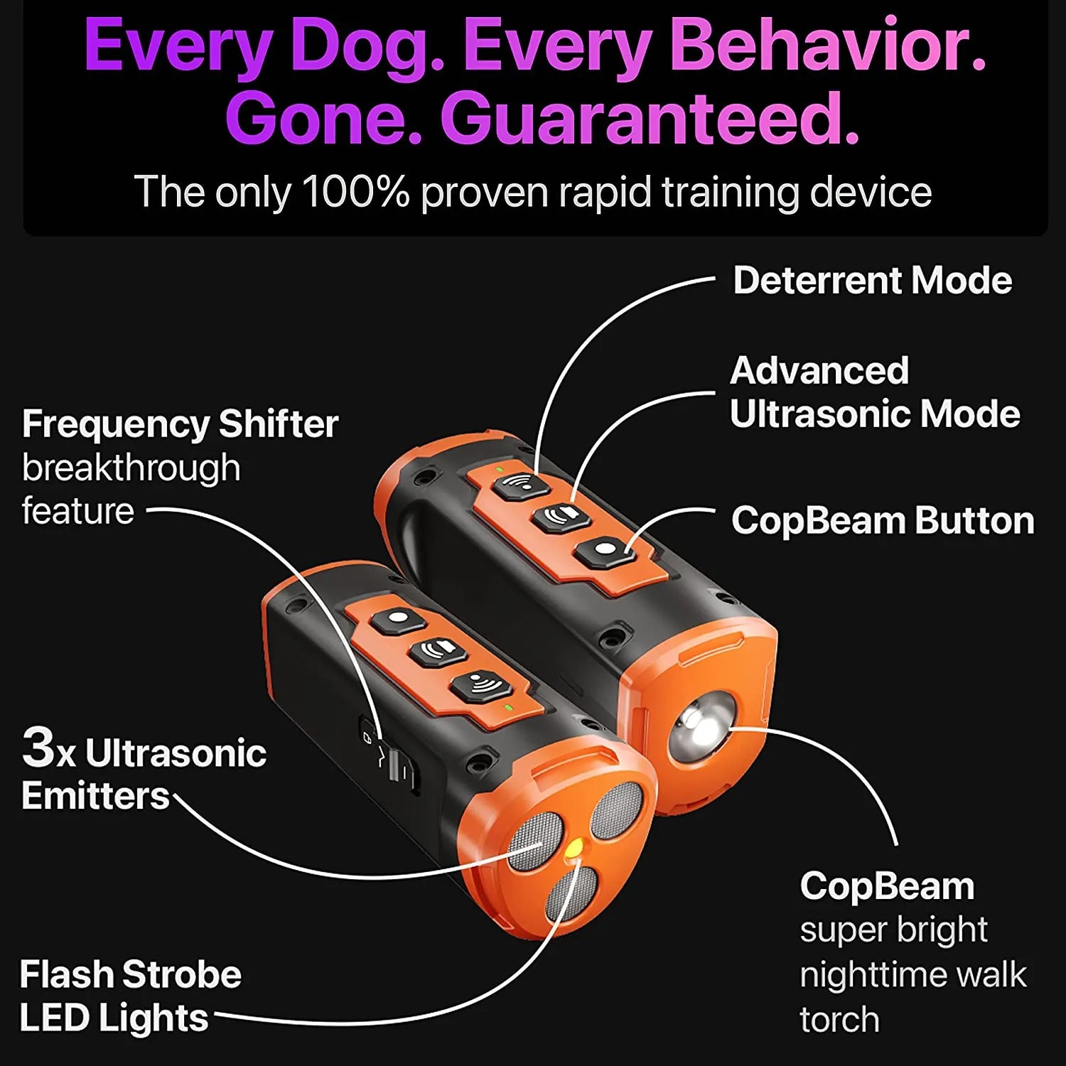 Ultrasonic Dog Repeller and Trainer