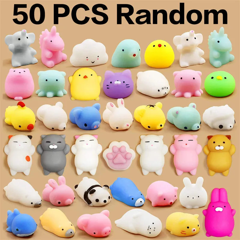 Mochi Squishies Party Favors, 50-5PCS 