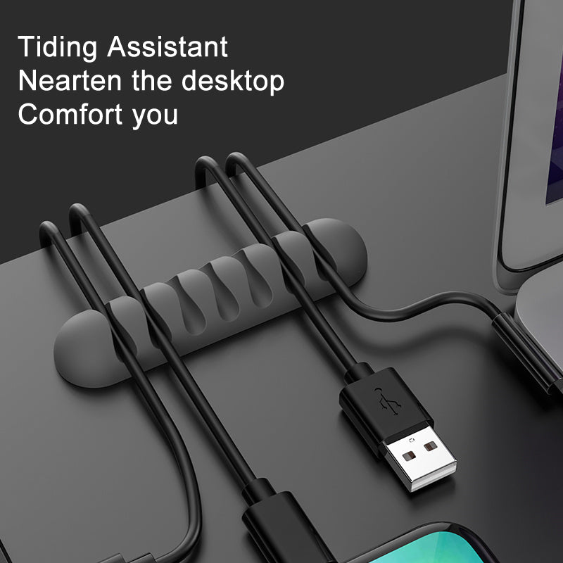 Smart Cable Holder Silicone Flexible Winder