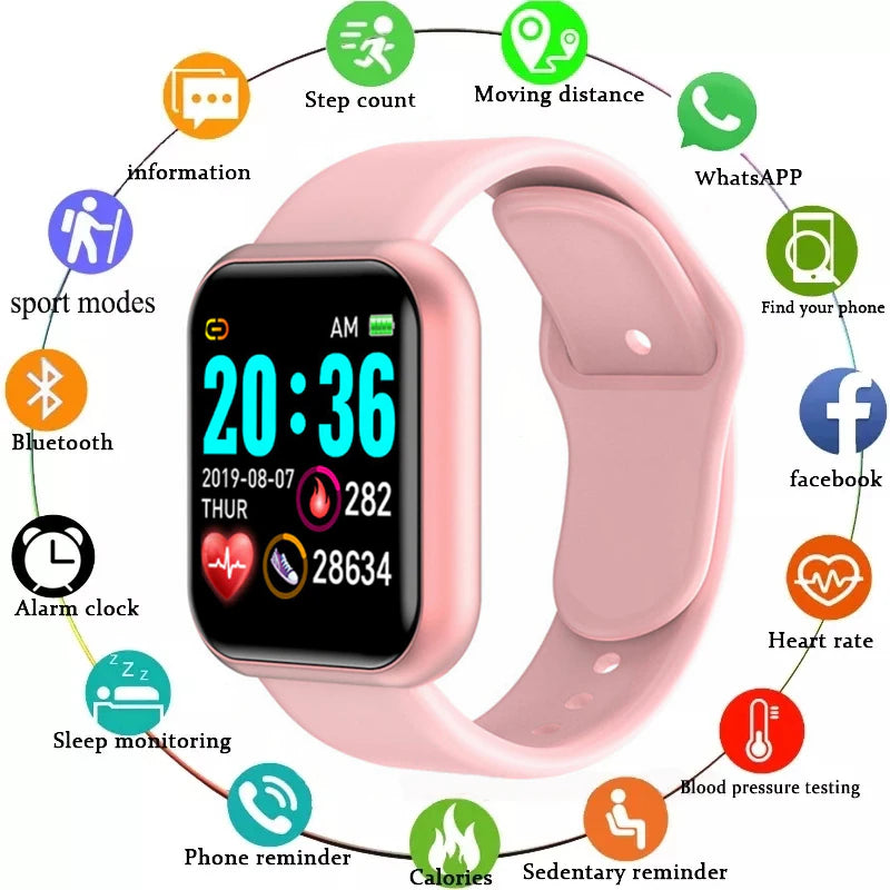 Multifunctional Smart Watch Men Women Bluetooth Sports Bracelet 