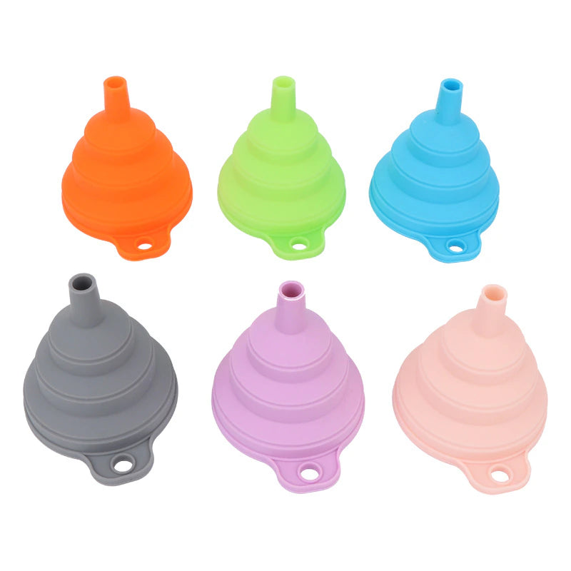 Silicone Collapsible Funnel 3 Pc