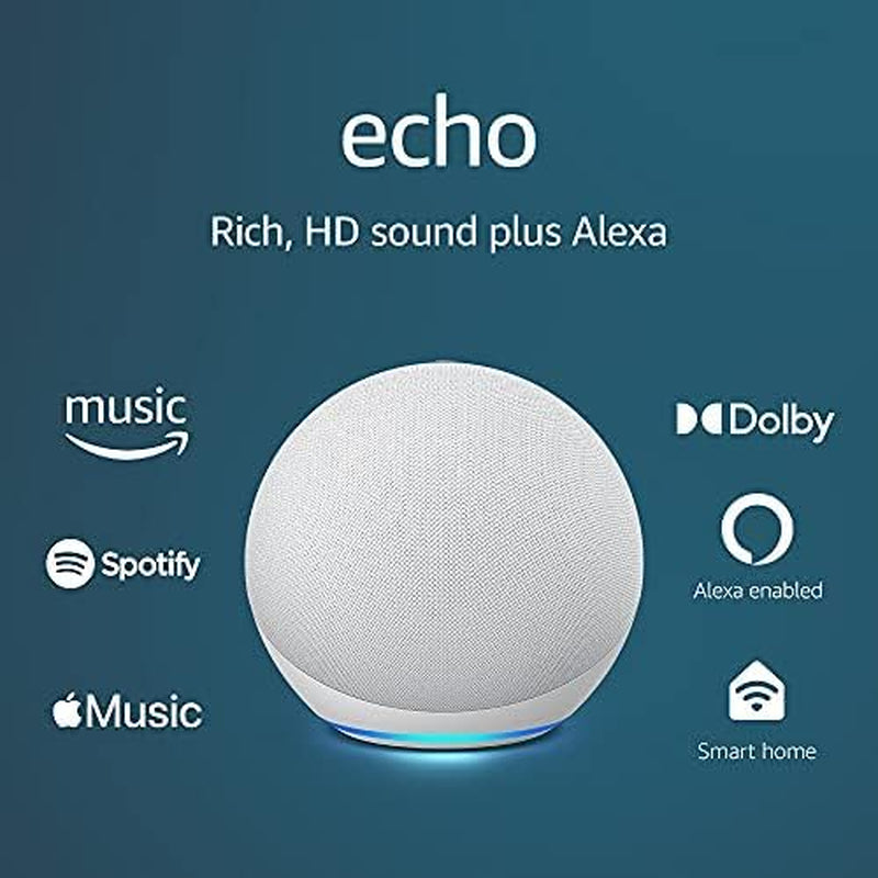 Echo (4Th Gen) | with Premium Sound, Smart Home Hub, and Alexa | Charcoal 