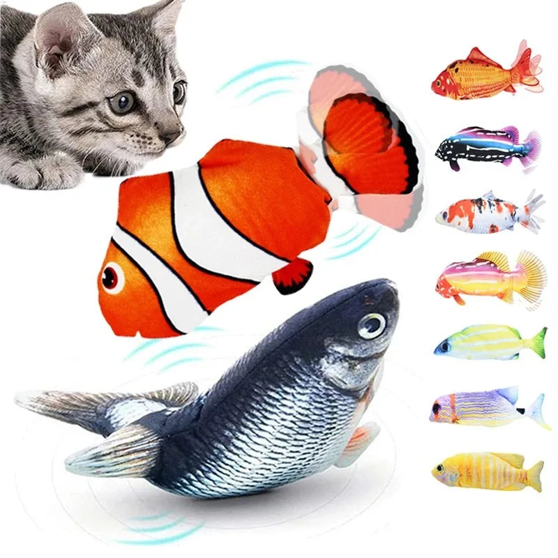 Sleeping Fish Swing Toy for Babies & Cats