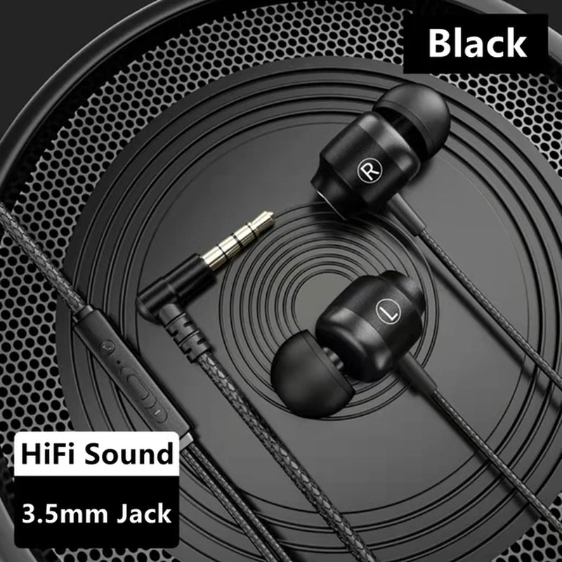 L Jack Magnetic Gamer Wired Earphones 