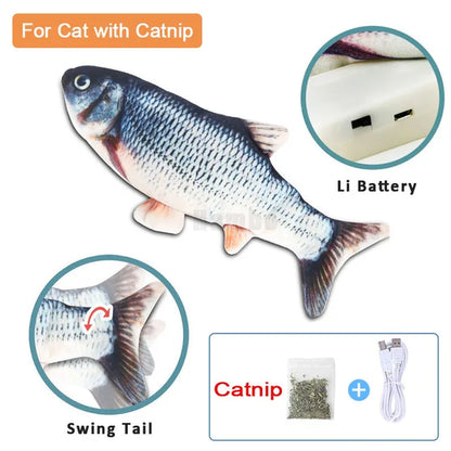 Sleeping Fish Swing Toy for Babies & Cats 