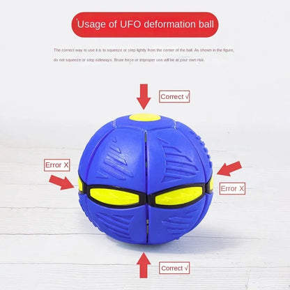 UFO Saucer Ball Dog Toy