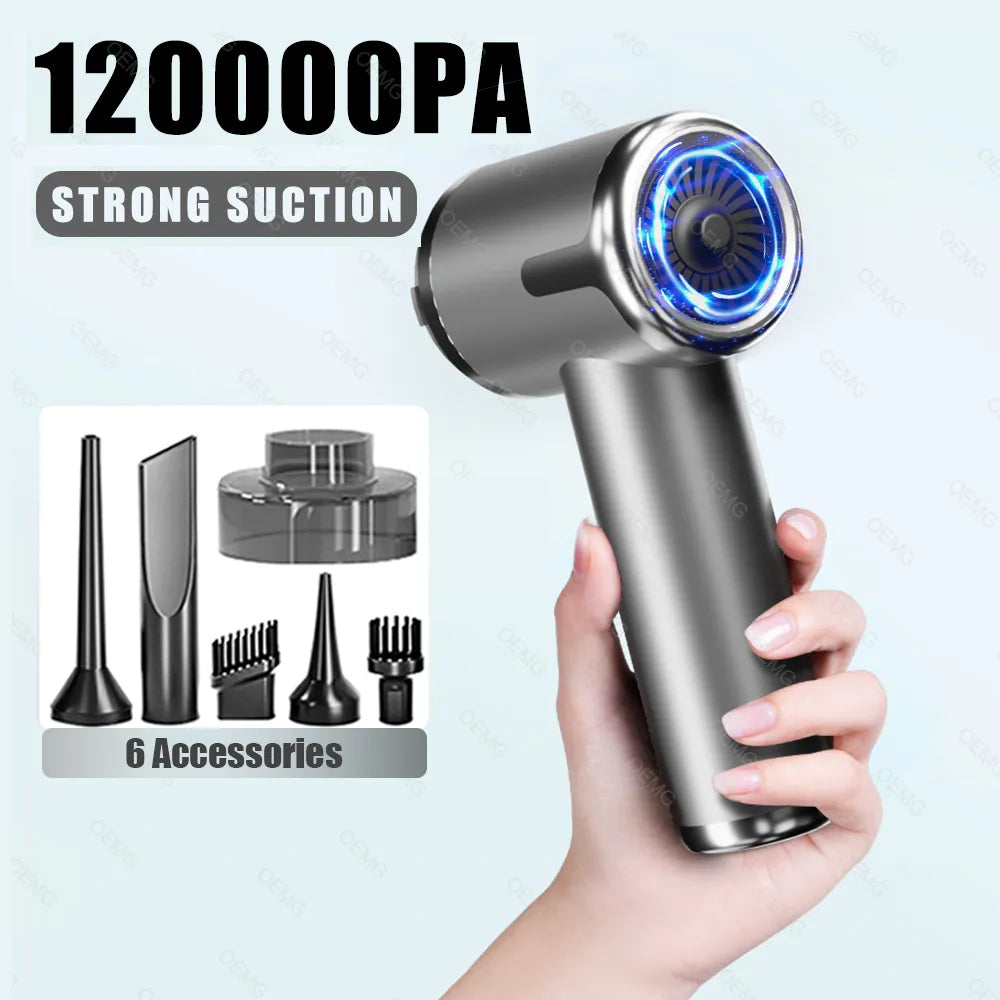 120000PA Mini Car Vacuum 