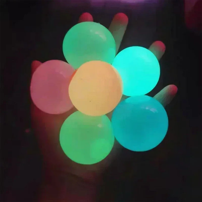 Luminous High Bounce Balls, 1/10Pcs