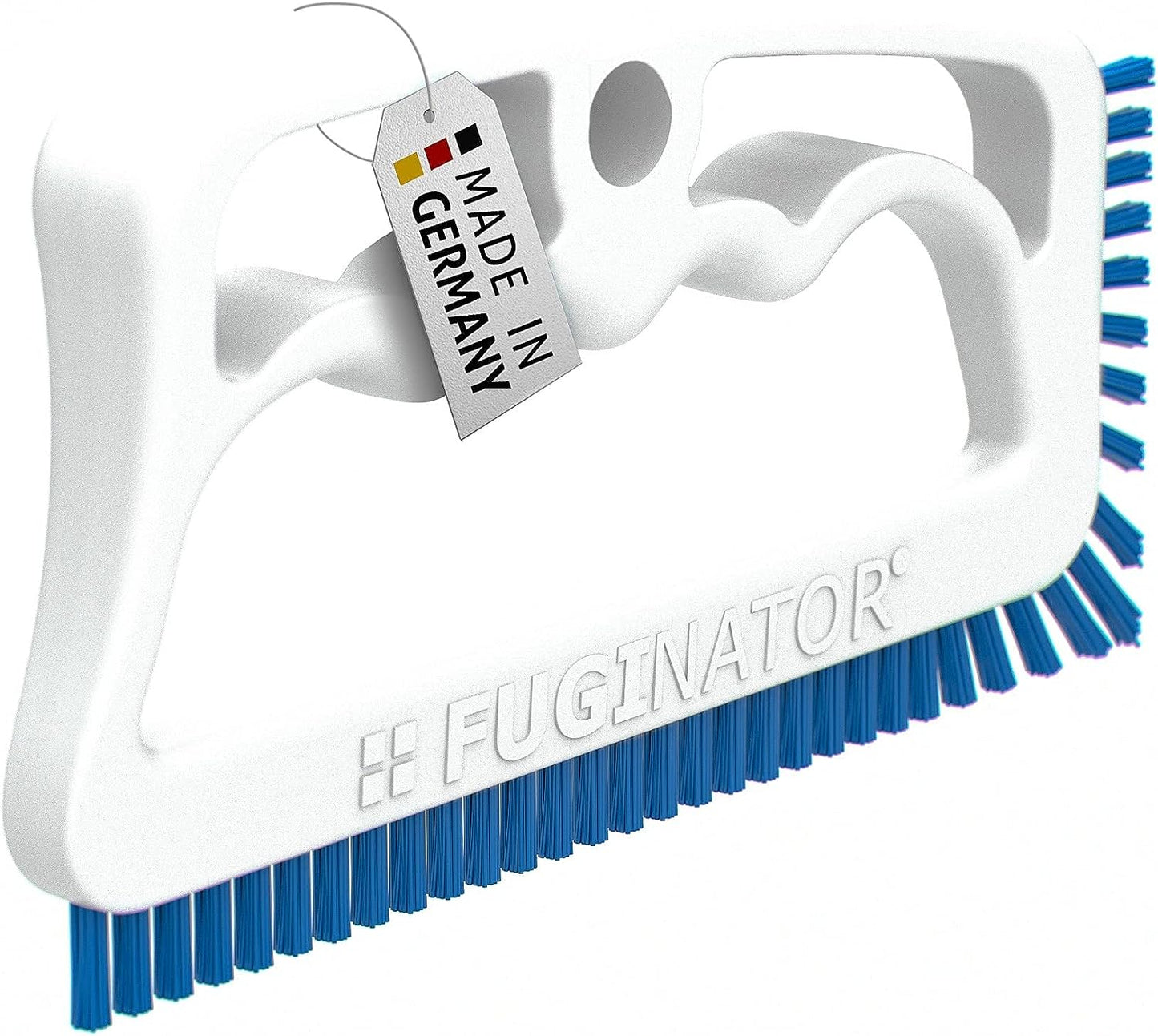 Fuginator Scrub Brush for Tile and Grout: Stiff Nylon Bristle Scrubbing Brush - Bathtub and Shower Scrubber for Floor Joints and Tile Seams - Cleaning Brushes and Supplies for Bathroom and Kitchen 