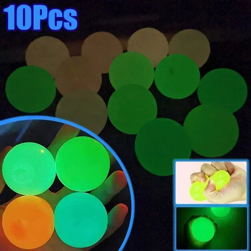 Luminous High Bounce Balls, 1/10Pcs 