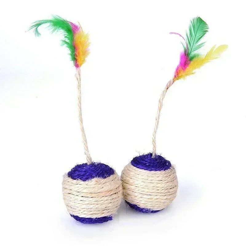 Sisal Cat Scratching Ball Toy