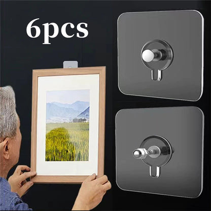 PVC Strong Adhesive Wall Hooks Waterproof 