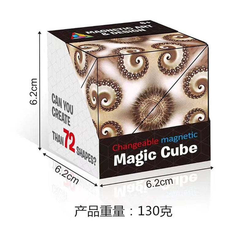 2023 Infinite Magnetic Cube 3D Geometric Puzzle 