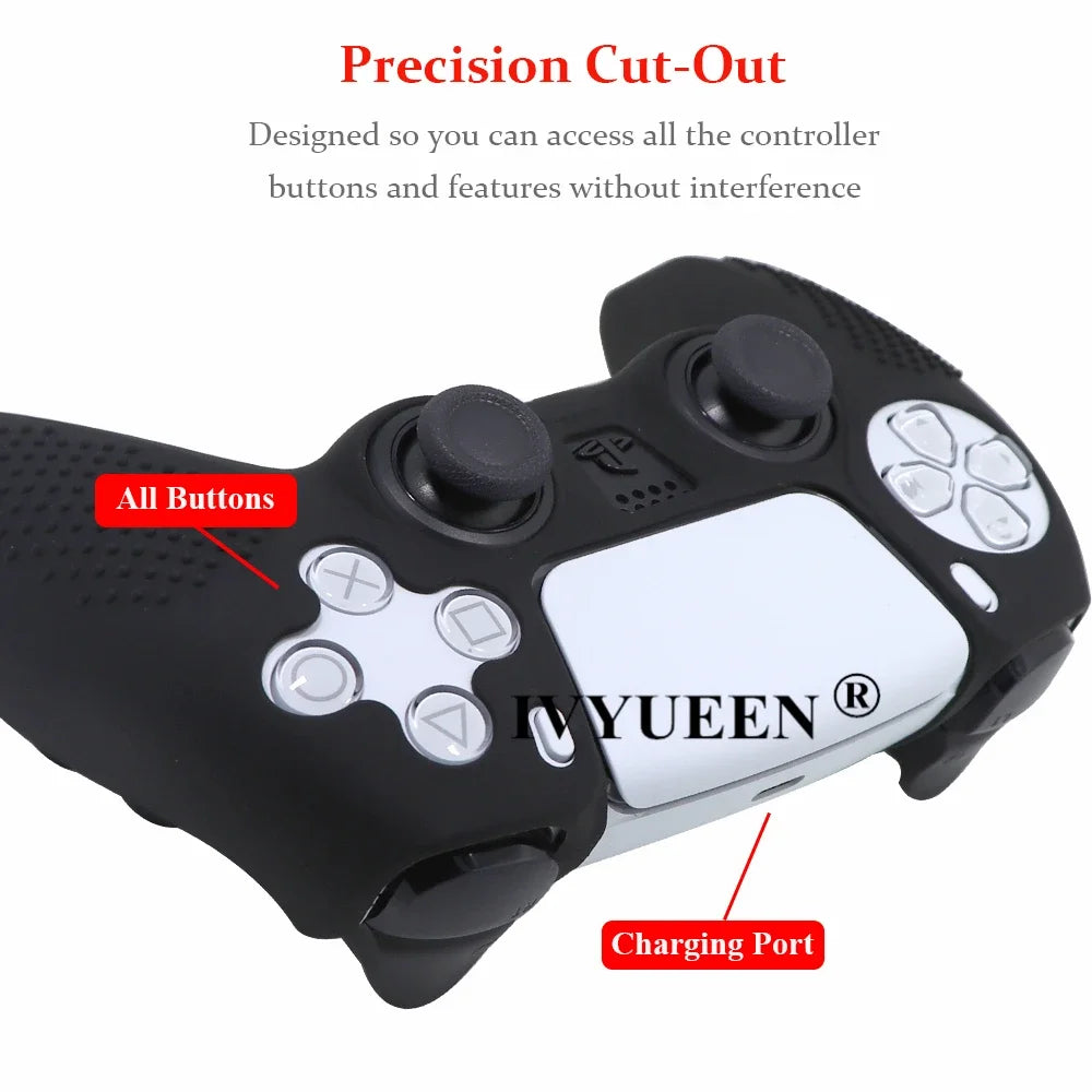 Anti-Slip Silicone Cover for Sony PS5 Controller