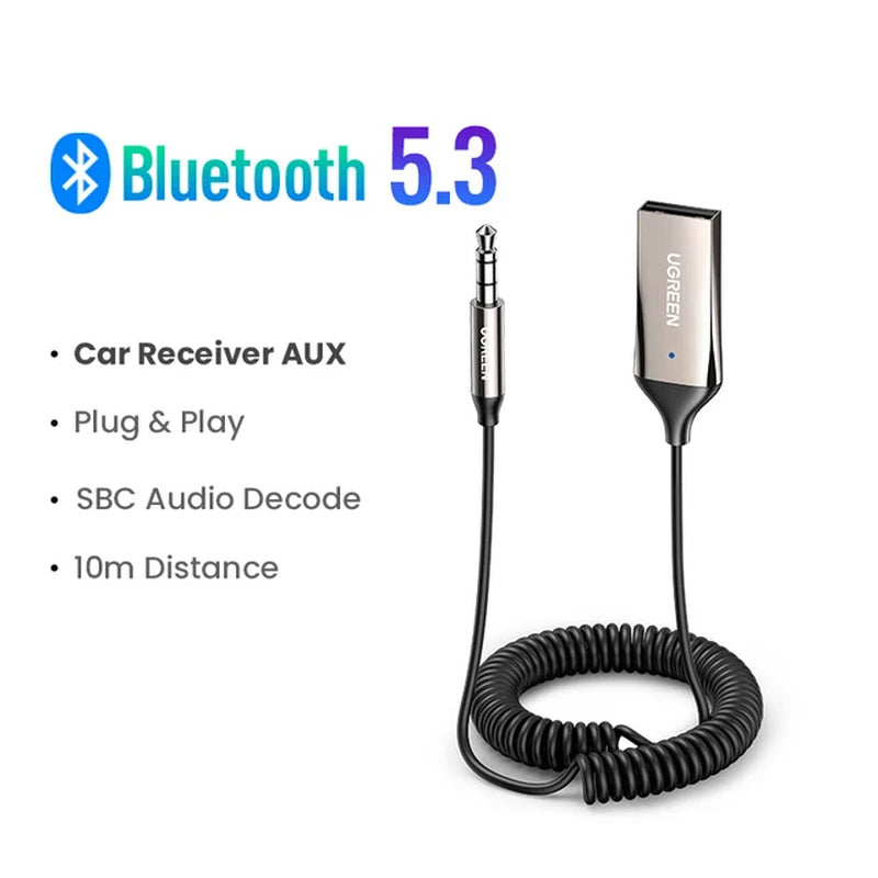 Bluetooth Aux Adapter Wireless Receiver 