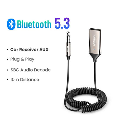 Bluetooth Aux Adapter Wireless Receiver 