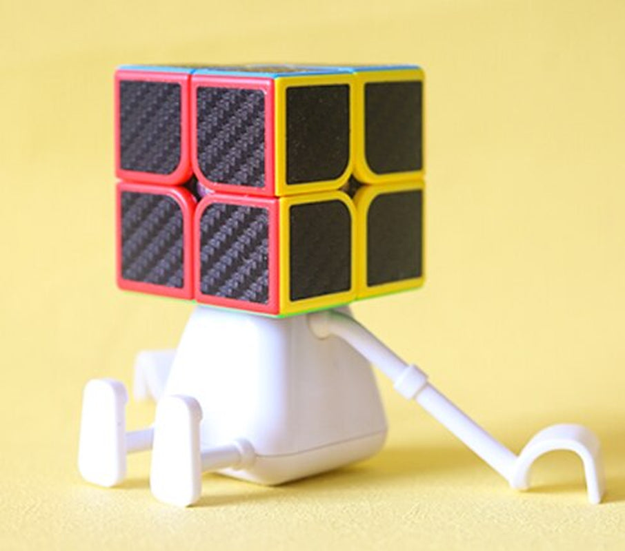 3X3X3 and 2*2 Carbon Fiber Sticker Magic Cube 